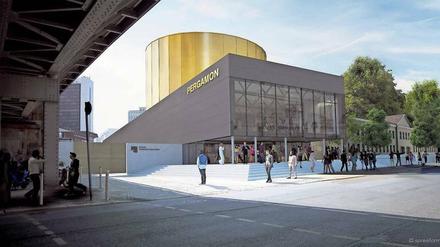 Temporärer Ausstellungsbau des Pergamonmuseums