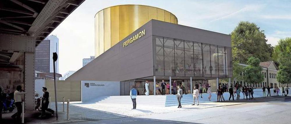 Temporärer Ausstellungsbau des Pergamonmuseums