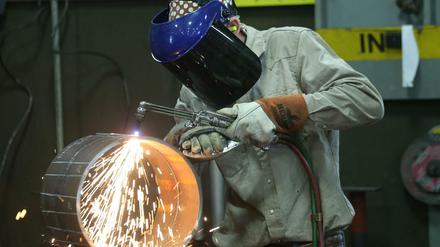 In der US-Industrie sind viele Jobs verloren gegangen.