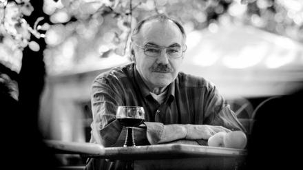 Johann Studinger (1940-2016). Ein Glas Trollinger gehörte dazu.