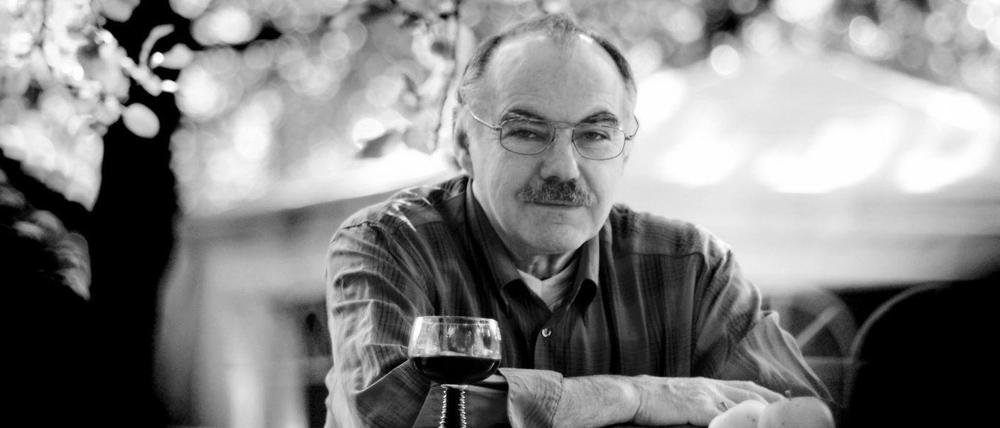 Johann Studinger (1940-2016). Ein Glas Trollinger gehörte dazu.