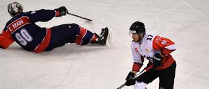 Harte Landung. Constantin Braun und die Eisbären hatten keine Chance gegen Fröulunda.