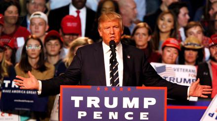 Bei seiner Abschlusskundgebung in Grand Rapids war Trump noch Außenseiter - jetzt deutet alles auf einen Wahlsieg hin