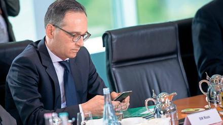 Auf allen Kanälen. Justizminister Heiko Maas ist sowohl auf Twitter als auch auf Facebook sehr aktiv. 