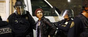 In Portland gab es bei den Protesten gegen Donald Trump Festnahmen. 