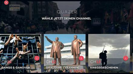 Durchs Quazer-Programm gewischt. Der Kanal „Gangs & Ganoven“ gehört zu den beliebtesten Rubriken.