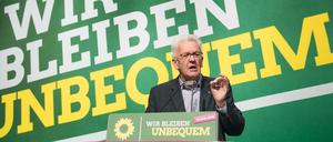 Unbequem wollen die Grünen sein - hier Ministerpräsident Winfried Kretschmann.
