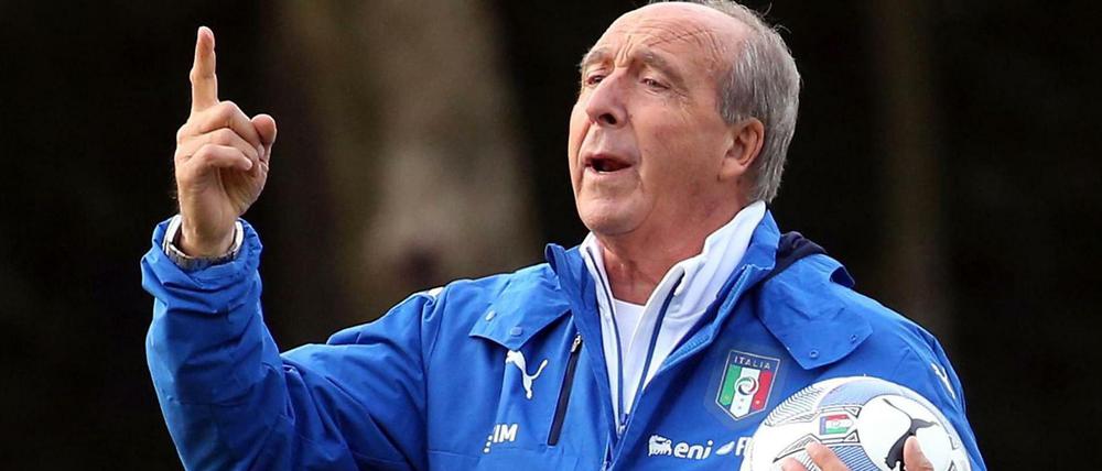 Italiens Nationaltrainer Giampiero Ventura.