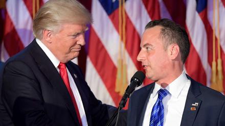 Bald oft im Duett: der designierte US-Präsident Donald Trump und sein künftiger Stabschef Reince Priebus.