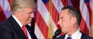 Bald oft im Duett: der designierte US-Präsident Donald Trump und sein künftiger Stabschef Reince Priebus.