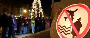 Seit 2011 haben Mitglieder der Friedrichshagener Bürgerinitiative inzwischen mehr als 250 Mal gegen den BER protestiert.