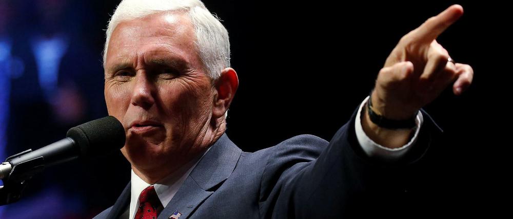 Der zukünftige Vizepräsident Mike Pence.