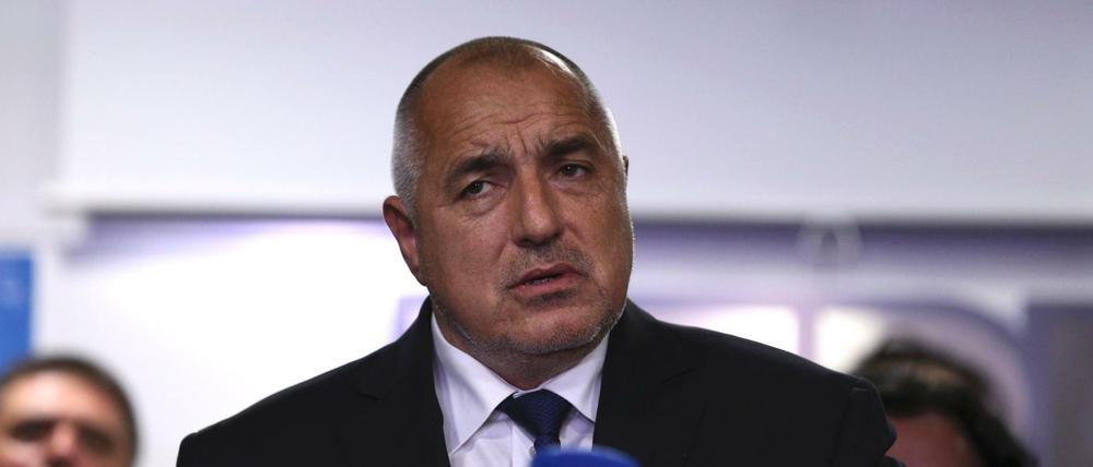 Bulgariens Regierungschef Boyko Borissow kündigt seinen Rücktritt an.