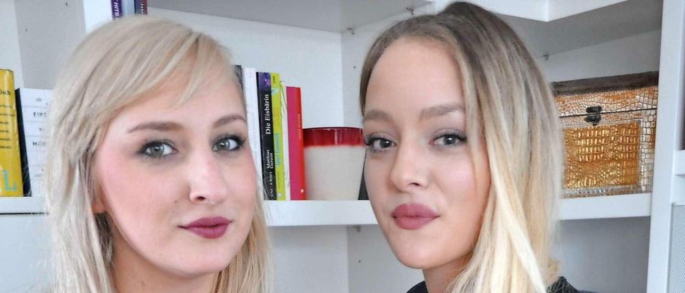 Hatten genug von bösen Dating-Überraschungen: Lisa Maria Mino und Charlotte Marxen (rechts).