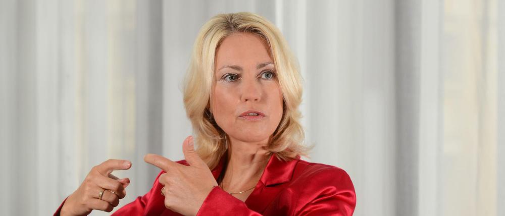 Sie vielleicht? Manuela Schwesig, (SPD), Bundesministerin für Familie, Senioren, Frauen und Jugend.
