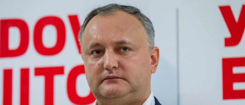 Igor Dodon, neuer Präsident von Moldau.