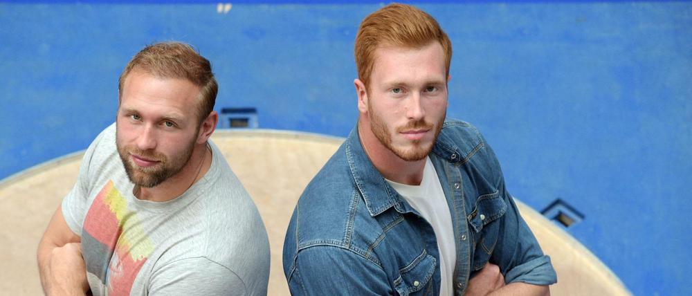 Mittlerweile weit auseinander. Robert (links) und Christoph Harting, fotografiert im Juni 2015.