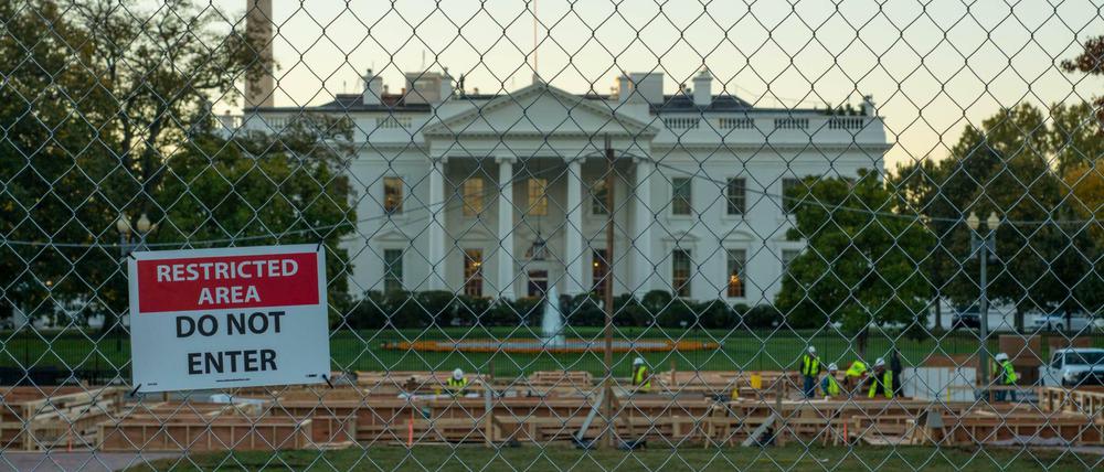 Noch hat Donald Trump nur als Besucher Zugang. 
