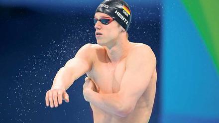 Und täglich grüßt die Langhantel. Die deutschen Schwimmer (hier Philip Heintz) sollen künftig mehr Muskelmasse aufbauen. Nicht alle im Verband sind von diesem Plan begeistert.