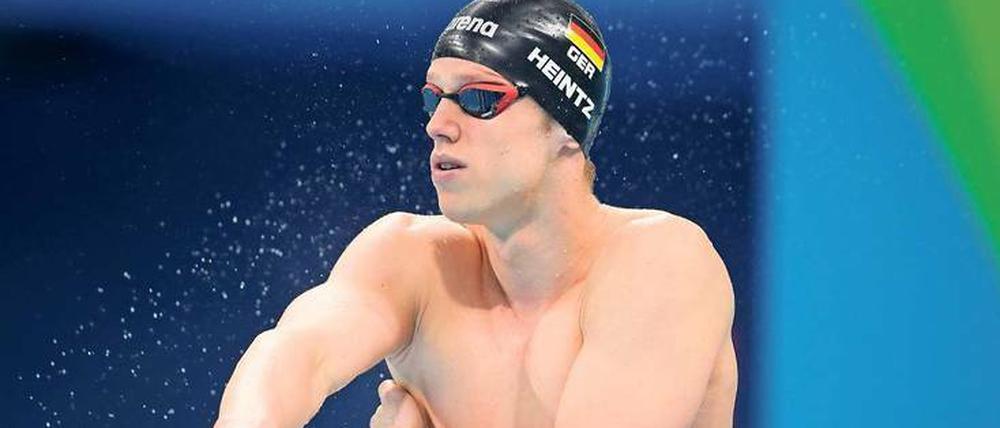 Und täglich grüßt die Langhantel. Die deutschen Schwimmer (hier Philip Heintz) sollen künftig mehr Muskelmasse aufbauen. Nicht alle im Verband sind von diesem Plan begeistert.
