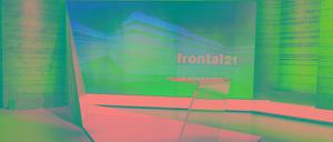 Keiner zu Hause. Das "Frontal21"-Studio bleibt am Dienstag leer.