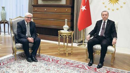 Don Quijote und Richard der Dritte. Frank-Walter Steinmeier scheint Recep Tayip Erdogan und seiner Logik des Machterhalts wenig entgegensetzen zu können.