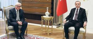 Don Quijote und Richard der Dritte. Frank-Walter Steinmeier scheint Recep Tayip Erdogan und seiner Logik des Machterhalts wenig entgegensetzen zu können.