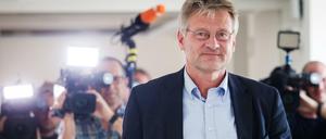 AfD-Chef Jörg Meuthen ist gegen einen Ausschluss der Presse bei Parteitagen.
