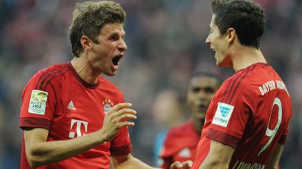 Der Müllerthomas (l.) hat nach Mia San Marino wieder Bock auf Bundesliga.