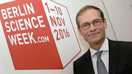 Wissenschaftsfreundlich. Berlins Regierender Bürgermeister Michael Müller.