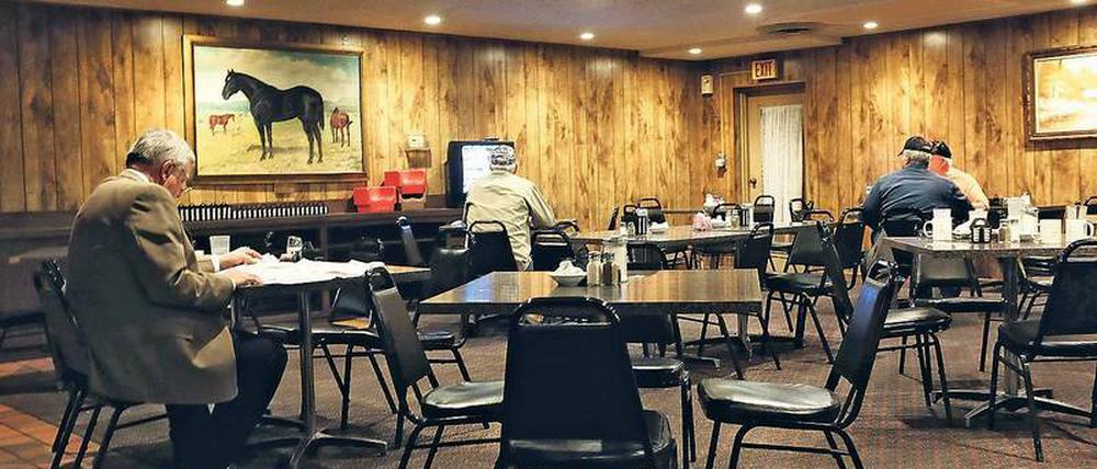 Restaurant eines Motels in der texanischen Kleinstadt Sweetwater.