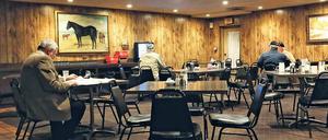 Restaurant eines Motels in der texanischen Kleinstadt Sweetwater.