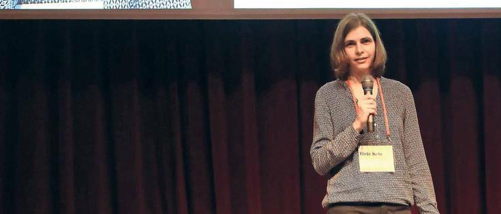 Computer und Genom. Die Bioinformatikerin Birte Kehr vom Berliner Institut für Gesundheitsforschung.