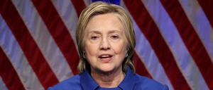 Hillary Clinton bei ihrer Rede nach der Wahl in Washington. 