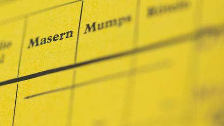 Ohne Schutz. In diesem Impfausweis ist das Feld für Masern frei - und der Inhaber anfällig für eine Infektion.