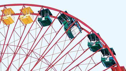 Das Riesenrad im Spreepark hat viele Fans. 
