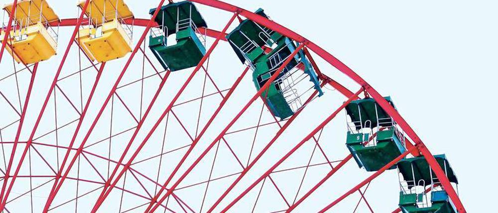 Das Riesenrad im Spreepark hat viele Fans.