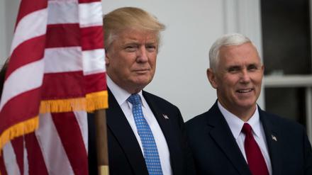 Donald Trump gerät rasch in Rage; sein Vize Mike Pence ist gelassener. 