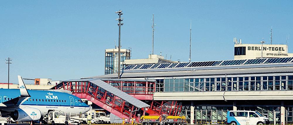 Der Flughafen Tegel - TXL - in Berlin-Wedding.