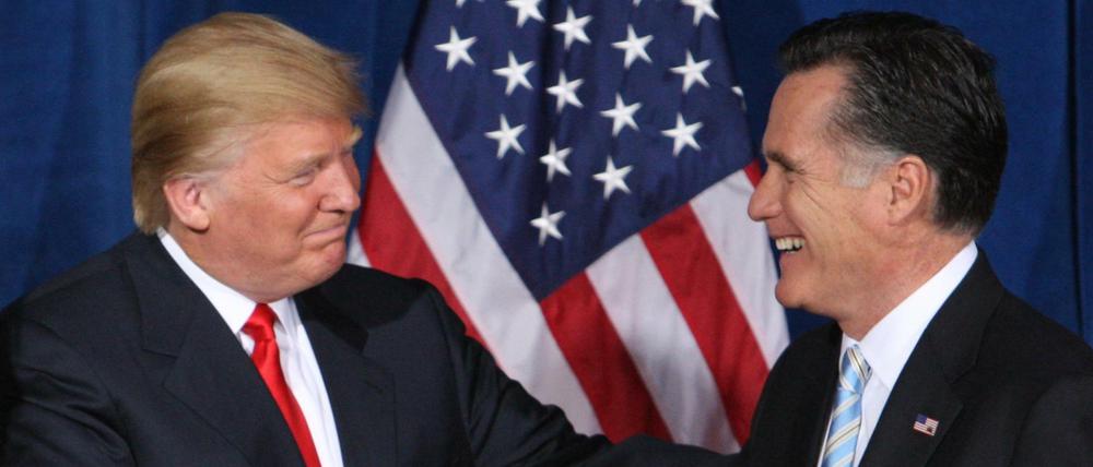 Mitt Romney war immer einer von Trump entschiedensten Gegner in der eigenen Partei. Doch jetzt nähern sie sich an.