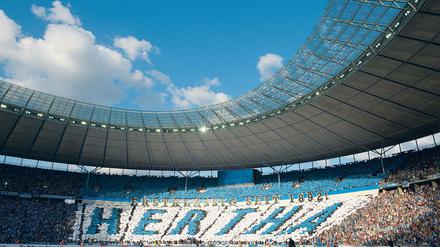 Herthas Heimat: das Olympiastadion.