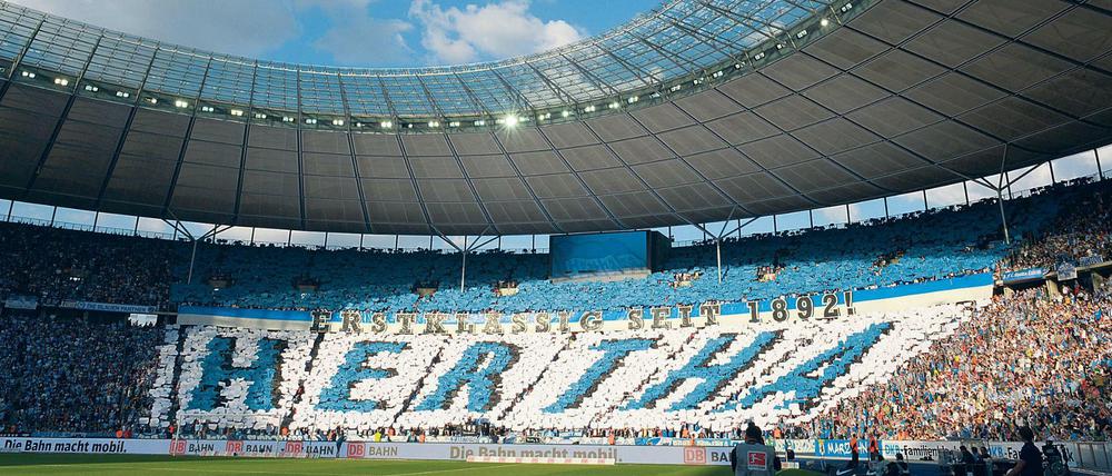 Herthas Heimat: das Olympiastadion.