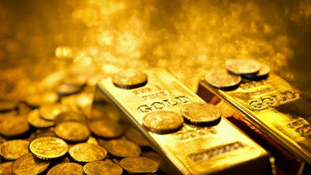 Der Wunsch nach Sicherheit lässt Anleger Gold kaufen.