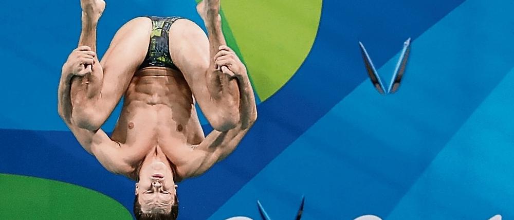 Kopfüber zum Erfolg. Patrick Hausding gewann in Rio seine erste Olympiamedaille im Einzel.