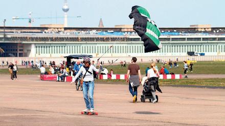 Freie Fläche: Das Tempelhofer Feld ist eines von Berlins unbebauten Arealen.