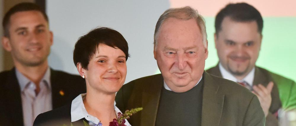 Beide im AfD-Spitzenteam für 2017? Frauke Petry und Alexander Gauland