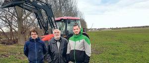 Engagiert. Michael Neuendorf, Oskar Tschörner und Jörn Pasternak (v.l.)