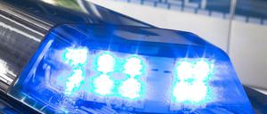 Die Polizei im Einsatz.