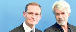 Michael Müller und Chris Dercon im April 2015.