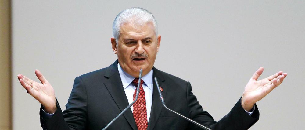 Binali Yildirim, türkischer Ministerpräsident. 
